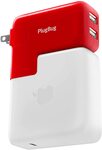 Twelve South 12-1706 Plugbug Duo Red (AIO MacBook Global Travel Adapter + Dual iPhone/iPad/USB Charger) $49 Shipped @ Amazon AU