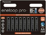 Panasonic Eneloop Pro AA Battery 8 Pack $34.10 ($30.69 S&S) + Delivery ($0 with Prime / $39 Spend) @ Amazon AU