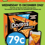 [WA] Doritos Crackers Southern Fried Chicken 160G $0.79 /box @ Spudshed (Free Membership Required)