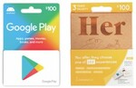 10% off Google Play Gift Cards or BananaLab Gift Boxes @ Woolworths