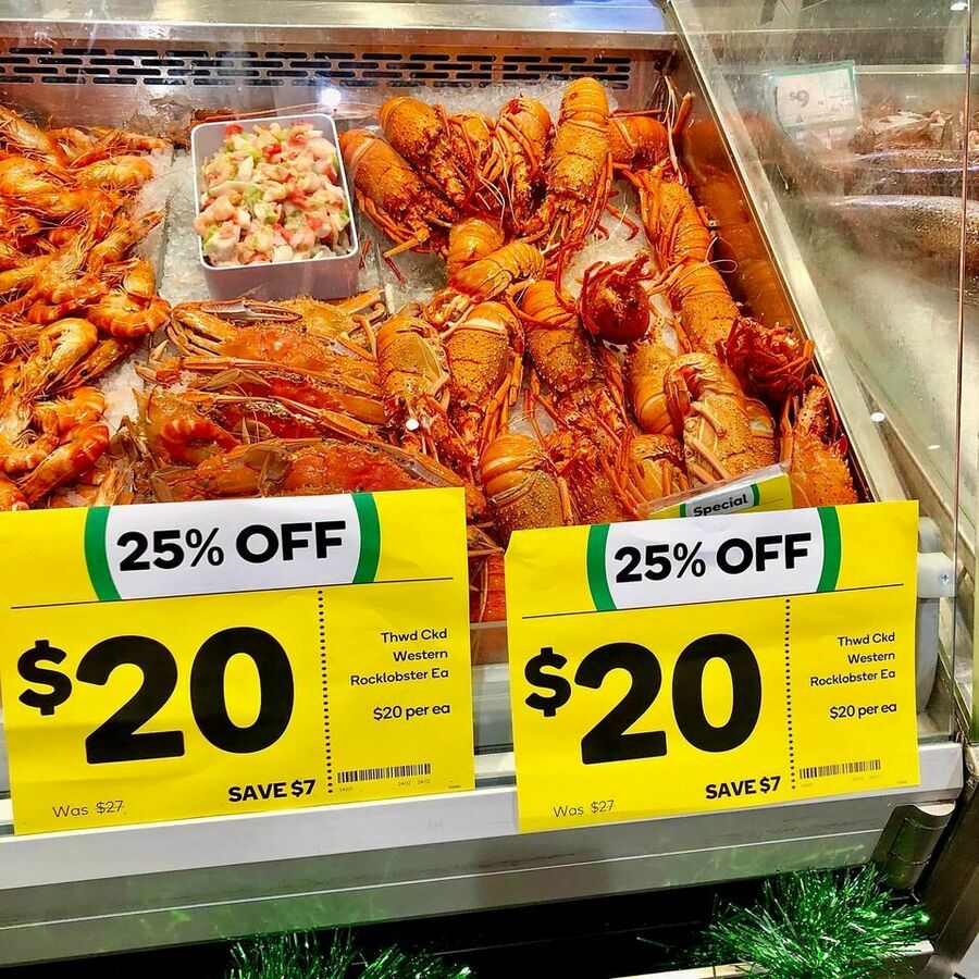 [NSW] Thawed Cooked WA Rock Lobster $20 @ Woolworths (Mona Vale ...