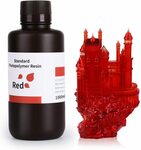 ELEGOO 3D Printer Standard Resin - 1L Clear Red $35.89 Delivered @ ElegooAU via Amazon AU