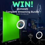 Win a Streamplify Microphone, Arm, Camera, Lights and Green Screen Worth $699 from PC Case Gear