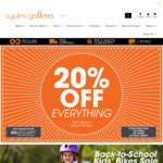20% off Sitewide: e.g. Wahoo ELEMNT Bolt V2 $343.96 Delivered @ Cycles Galleria