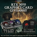 Win a ASUS ROG Strix RTX 3070 and Elden Ring T-Shirt or 1 of 2 Elden Ring Hoodie and T-Shirt Bundle from Kudos Labs