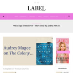 Win a Copy of The Novel – The Colony by Audrey Mcgee from Label Magazine