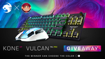 Win a ROCCAT Vulkan TKL Pro Keyboard and ROCCAT Kone XP Mouse from ROCCAT