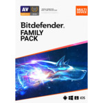 Bitdefender Family Pack 2022 (15 Devices, 2 Year License) A$79.99 (RRP A$269.99) @ PCWorld Software Store
