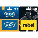 10% off Rebel and BCF Gift Cards @ Coles in-Store Only