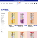 20% off Crafted Soda 250ml Case of 24 $37.44 Delivered @ Nexba