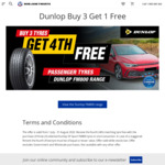 Dunlop FM800 Tyres: Buy 3 Get 4th Free @ Bob Jane T-Marts
