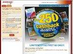 $250 Cashback on $1500 or over flights at Jetabroad (first 80 customers only) when using Paypal
