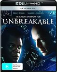 Unbreakable (4k Ultra HD) $9.34 + Delivery ($0 with Prime/ $39 Spend) @ Amazon AU