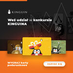 Win 1 of 2 250PLN Kinguin Gift Cards from Pan Pawłowski & Kinguin