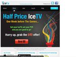 Ice TV 12 Month Subscription $49 (Was $99) for First 1,000 (New Subs or Renewals)