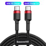 Baseus Braided 0.5m PD 60W Type-C to Type-C Cable US$1.99 (~A$2.97) @ BASEUS Global Store AliExpress