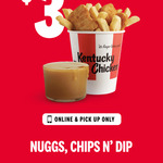 3 Nuggets Go Bucket & Regular Gravy $3 @ KFC (Online & Pickup Only)
