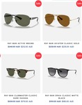 15% off Ray-Ban Sunglasses + Free Delivery ($15 to WA & NT) @ Brand Markets