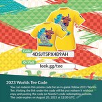 [Android, iOS] Pokemon Go in-Game Item: 2023 World Championships T-Shirts @ Pokemon Go