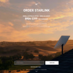 Starlink Satellite Internet for Select Rural Areas - Hardware $399, Service $139/Month @ Starlink
