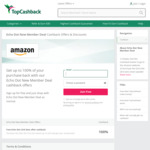Purchase Amazon Echo Dot 3rd Gen $29, Receive 100% Cashback @ Amazon AU via TopCashback AU (New Members)