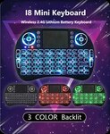 i8 Wireless Backlit Mini Keyboard & Touchpad US$6.87 (~A$10.85) Delivered @ Digitaling Store AliExpress
