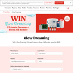 Win 1 of 5 Glow Dreaming Ultimate Dreamers Sleep Aid Bundles (Worth $605) from Huggies