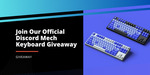Win 1 of 3 Official Discord TKL Mechanical Keyboards from Apos