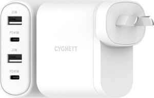 [VIC, SA, WA] Cygnett 45W 4-Port Charger $31 ($33.95 off) + Delivery ($0 C&C/ in-Store) @ BIG W