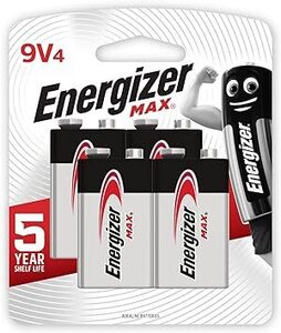 Energizer MAX 9V Battery 4pk $14 ($12.60 S&S) + Delivery ($0 with Prime/ $59 Spend) @ Amazon AU