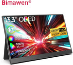 Bimawen 13.3" OLED FHD HDR Portable Monitor US$105.74 (~A$161.95) Delivered @ Factory Direct Collected Store AliExpress