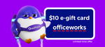[OnePass] Spend $100 in One Transaction, Get a Bonus $10 Officeworks eGift Card @ Officeworks