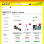 Mr Toys Toyworld Clearance Specials 1054 Products incl LEGO & LEGO Dreamzzz @ 11/6/24 Mix of Online and Instore