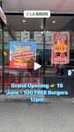 [VIC] 100 Free Hollywood Burgers from 12pm Saturday (15/6) @ L.A. Burgers (Balaclava)