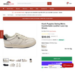 Hush Puppies Men's Swing Sneakers $49.95 (RRP $179.95) + Shipping @ Brand House Direct