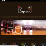 Èspresso 1882 Coffee Capsules/Pods (Nespresso®* Compatible) Free Shipping with Orders over $50