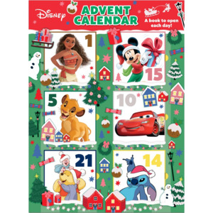 Advent Calendar Mini Books (Disney+Pixar, Princess, Frozen, Barbie, Spider-Man, Winnie) $10 Each + Delivery @ Big W