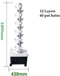 Hydroponics Tower - 12-Layer with 60 Plant Holes - $300 Delivered @ Ozponics