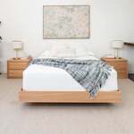 44% off Yakka Floating Bed Frame - Solid Tasmanian Oak, Melbourne-Made - Queen $1405 + Delivery ($0 Pickup) @ The Acacia Tree