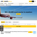 Win a $1250 Mix & Match Voucher from Mix & Match Travel