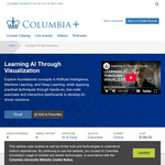 Online Courses: Learning AI Through Visualization⁣ $0, Foundations of Behavioral Science⁣ $0 @ Columbia University