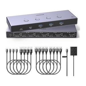 [Prime] UGREEN 8K-60Hz HDMI KVM Switch for 4 Computers $143.99 Delivered @ UGREEN Amazon AU