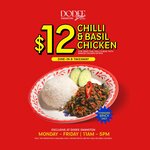 [VIC] Chilli & Basil Chicken on Rice for $12 (Weekday Lunchtime Excluding Public Holidays) @ Dodee Paidang, Swanston