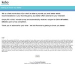 Kobo 30% Offer Coupon for eBooks