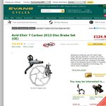 Avid Elixir 7 Carbon 2012 Disc Brake Set (OE) - $191 with Free Shipping