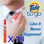 Tide to Go Stain Remover X10 $39.95 + Shipping $4.95