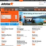 [Jetstar]: Friday Fare Frenzy from 4pm till 8pm (AEST) Today from $29