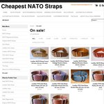 Leather NATO and Zulu Straps Up to 50% off