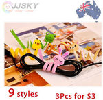 3PCS for $3 Cute Cartoon Animal Line Wire Winder Cord Reel Wrap Cable Manager