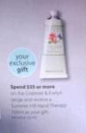 Crabtree and Evelyn- Free $22.95 Hand cream with $35 spend